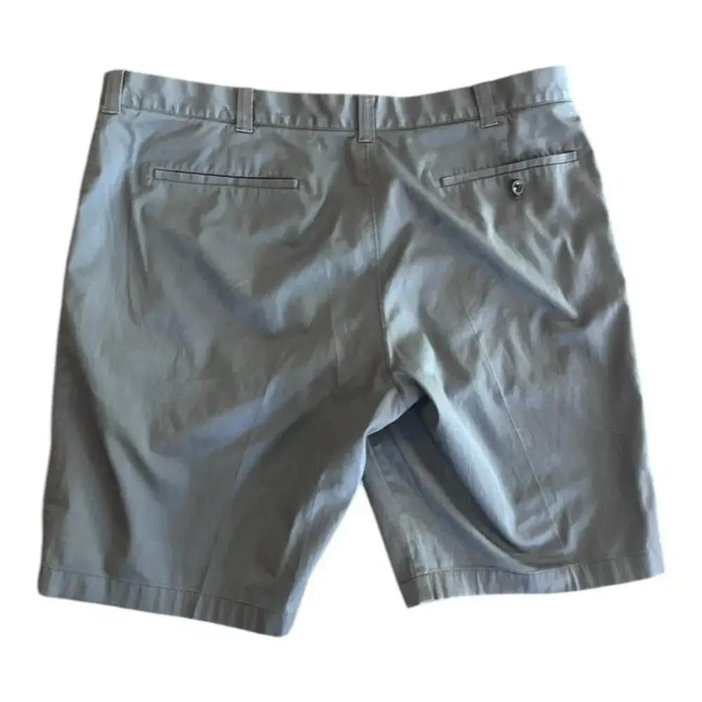 J Crew Stretch Preppy Casual Classic Mens Shorts Lot of 2 Size 38 Gray Tan